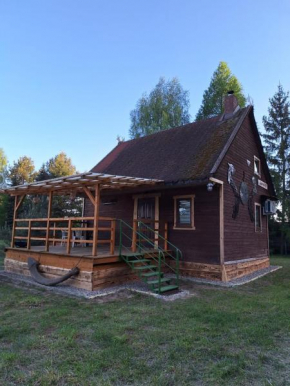 Etno Baza - Domek pod lasem przy jeziorze na Mazurach
